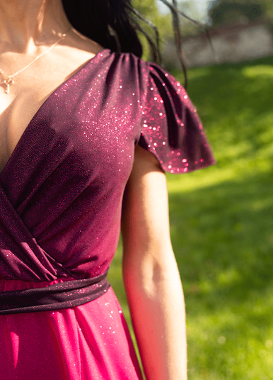 Brokatowa sukienka KIMI, wzór 3