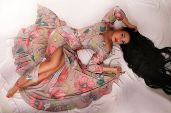 Szyfonowa sukienka AURORA WZÓR 34