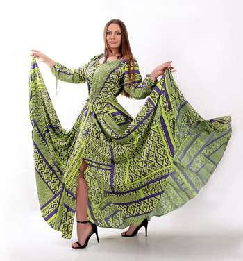 Szyfonowa sukienka AURORA WZÓR 50