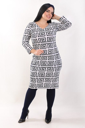 Sukienka VERSACE PLUS SIZE, wzór 2