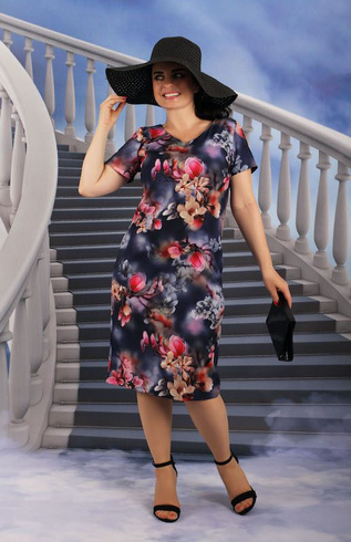 Sukienka SOFT Plus Size wzór 14