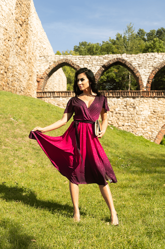 Brokatowa sukienka KIMI, wzór 3